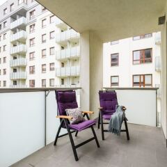 Отель P&O Apartments Gieldowa Польша, Варшава - отзывы, цены и фото номеров - забронировать отель P&O Apartments Gieldowa онлайн балкон