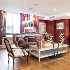 Отель Hôtel Chateaubriand Champs Elysées Париж комната для гостей фото 5