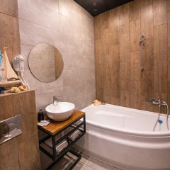 Гостиница Lemon Loft Hotel в Твери 2 отзыва об отеле, цены и фото номеров - забронировать гостиницу Lemon Loft Hotel онлайн Тверь ванная фото 2