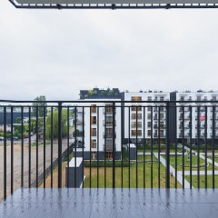 Отель P&O Apartments Wagonowa Польша, Варшава - отзывы, цены и фото номеров - забронировать отель P&O Apartments Wagonowa онлайн балкон