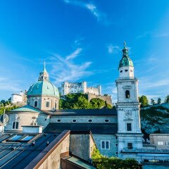 Отель am Dom Австрия, Зальцбург - отзывы, цены и фото номеров - забронировать отель am Dom онлайн балкон