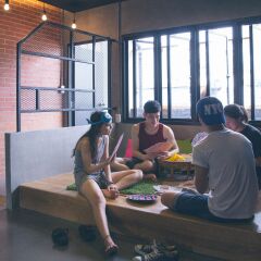 A7 Hidden Hostel Бангкок интерьер отеля