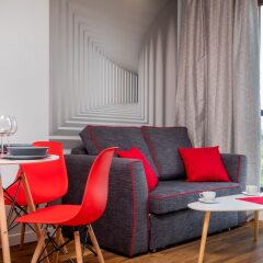 Отель Warsaw Spire Classy Apartment Польша, Варшава - отзывы, цены и фото номеров - забронировать отель Warsaw Spire Classy Apartment онлайн комната для гостей фото 5