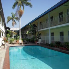 Отель Coral Sands Motel Лос-Анджелес бассейн фото 3