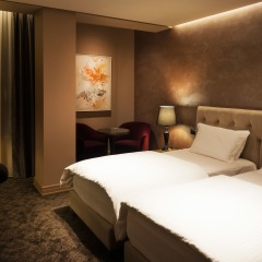 Отель Mondial Hotel Албания, Тирана - отзывы, цены и фото номеров - забронировать отель Mondial Hotel онлайн комната для гостей фото 3