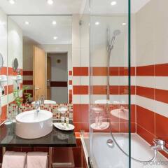 Отель Mercure Hotel München-Schwabing Германия, Мюнхен - отзывы, цены и фото номеров - забронировать отель Mercure Hotel München-Schwabing онлайн ванная фото 2