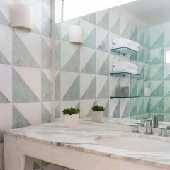 Отель Avalon Hotel Beverly Hills США, Беверли Хиллс - отзывы, цены и фото номеров - забронировать отель Avalon Hotel Beverly Hills онлайн ванная фото 2