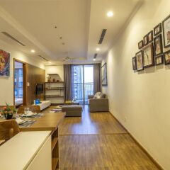 Апартаменты Bayhomes Times City Serviced Apartment интерьер отеля фото 3