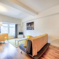 Отель Home Central Apartment Великобритания, Эдинбург - отзывы, цены и фото номеров - забронировать отель Home Central Apartment онлайн комната для гостей фото 3