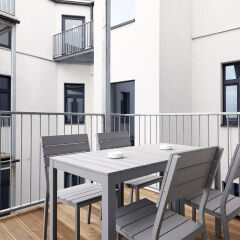 Отель Urban Flats Vienna Darwingasse балкон