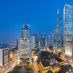 Отель Mandarin Oriental, Hong Kong городской автобус