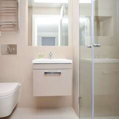 Апартаменты Fitzroy Serviced Apartments ванная