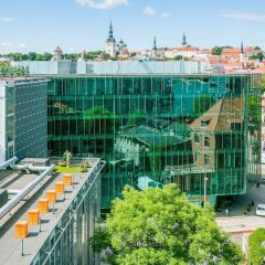 Nordic hotel Forum Таллин балкон