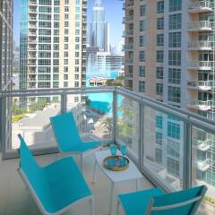 Отель Dream Inn Dubai -Burj Residence балкон