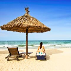 Отель Centara Sandy Beach Resort Danang пляж фото 2