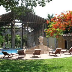 Отель Fiesta Americana Hacienda San Antonio El Puente Cuernavaca Ксочитепек бассейн