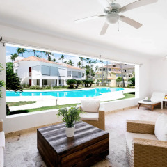 Отель Los Corales Villas & Apartments Доминикана, Пунта Кана - отзывы, цены и фото номеров - забронировать отель Los Corales Villas & Apartments онлайн бассейн