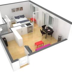 Апартаменты Hitrental Letzigrund - Apartment Цюрих фото 2