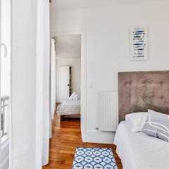Отель 49 - Pretty Flat in Menilmontant Париж комната для гостей фото 2