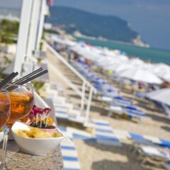 Отель Camping La Medusa Порто Реканати пляж