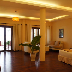 Отель Vinh Hung Riverside Resort & Spa комната для гостей фото 2