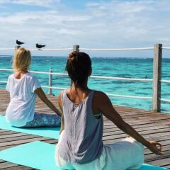 Отель Hilton Moorea Lagoon Resort and Spa Французская Полинезия, Муреа - отзывы, цены и фото номеров - забронировать отель Hilton Moorea Lagoon Resort and Spa онлайн фитнесс-зал фото 3
