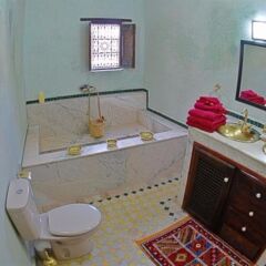 Отель Riad Adarissa Марокко, Фес - отзывы, цены и фото номеров - забронировать отель Riad Adarissa онлайн ванная