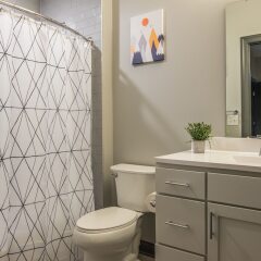 Отель Prime Downtown Apartments США, Колумбус - отзывы, цены и фото номеров - забронировать отель Prime Downtown Apartments онлайн ванная