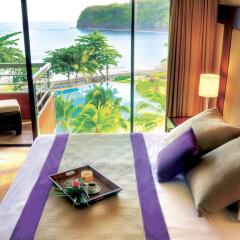 Отель Tahiti Pearl Beach Resort Французская Полинезия, Аруе - отзывы, цены и фото номеров - забронировать отель Tahiti Pearl Beach Resort онлайн комната для гостей фото 4
