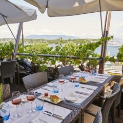 Отель Fairmont Grand Hôtel Genève Швейцария, Женева - 1 отзыв об отеле, цены и фото номеров - забронировать отель Fairmont Grand Hôtel Genève онлайн питание фото 2