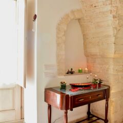 Отель Trulli Fenice Alberobello Италия, Альберобелло - отзывы, цены и фото номеров - забронировать отель Trulli Fenice Alberobello онлайн ванная