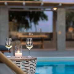 Отель Damma Beachfront Luxury Villa Греция, Остров Санторини - отзывы, цены и фото номеров - забронировать отель Damma Beachfront Luxury Villa онлайн спортивное сооружение