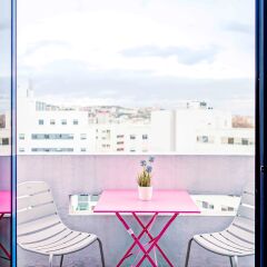 Отель Novotel Lyon Gerland Musée des Confluences балкон