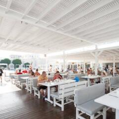 Отель Silver Sands Beach Hotel Кипр, Протарас - 10 отзывов об отеле, цены и фото номеров - забронировать отель Silver Sands Beach Hotel онлайн питание фото 2