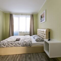 Гостиница MaxRealty24 Putilovka, Geroev Panfilovcev 9k1 в Москве отзывы, цены и фото номеров - забронировать гостиницу MaxRealty24 Putilovka, Geroev Panfilovcev 9k1 онлайн Москва комната для гостей фото 2