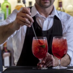 Отель Kirini Santorini гостиничный бар