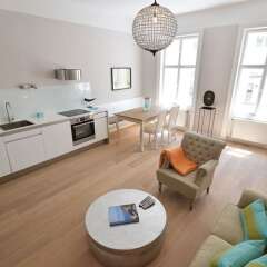 Апартаменты Vienna Residence Lucious Business Apartment for 2 Near the Medical University Вена комната для гостей фото 2