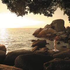 Отель Shangri-La's Rasa Sayang Resort and Spa, Penang Малайзия, Пенанг - отзывы, цены и фото номеров - забронировать отель Shangri-La's Rasa Sayang Resort and Spa, Penang онлайн пляж