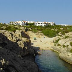 Отель Apartamentos Roc Oasis Park Испания, Кала-эн-Бланес - отзывы, цены и фото номеров - забронировать отель Apartamentos Roc Oasis Park онлайн пляж фото 2
