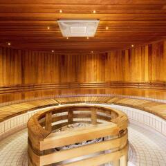 Отель Imatran Kylpylä Spa Apartments Финляндия, Иматра - 1 отзыв об отеле, цены и фото номеров - забронировать отель Imatran Kylpylä Spa Apartments онлайн сауна