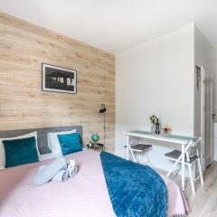 Отель Aparthotel Pawia Deluxe Польша, Варшава - отзывы, цены и фото номеров - забронировать отель Aparthotel Pawia Deluxe онлайн комната для гостей фото 4