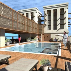 Отель Hilton Garden Inn Dubai Al Jadaf Culture Village бассейн фото 3
