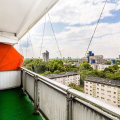 Апартаменты Fair Apartments Cologne Кёльн балкон