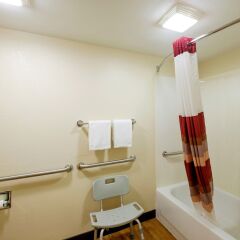 Отель Red Roof Inn Columbus West - Hilliard ванная фото 2