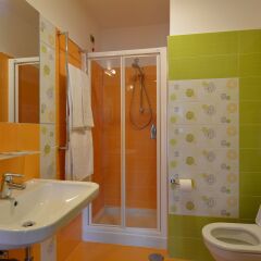Отель Villa Diomede Hotel Италия, Помпеи - отзывы, цены и фото номеров - забронировать отель Villa Diomede Hotel онлайн ванная