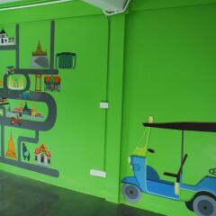 The Art Hostel Bangkok Бангкок сейф в номере