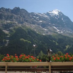 Отель Bernerhof Grindelwald Швейцария, Гриндельвальд - отзывы, цены и фото номеров - забронировать отель Bernerhof Grindelwald онлайн балкон