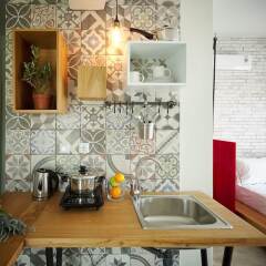 Отель La Boheme Luxury Living в номере