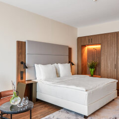 Отель Radisson Blu Hotel, Frankfurt Германия, Франкфурт-на-Майне - 3 отзыва об отеле, цены и фото номеров - забронировать отель Radisson Blu Hotel, Frankfurt онлайн комната для гостей фото 2