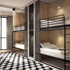 Sleepover Hostel Bangkok Бангкок сейф в номере
